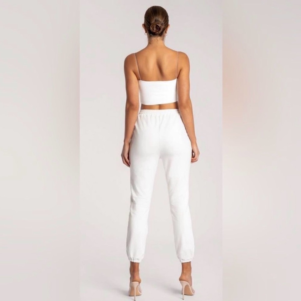 Women's White Joggers